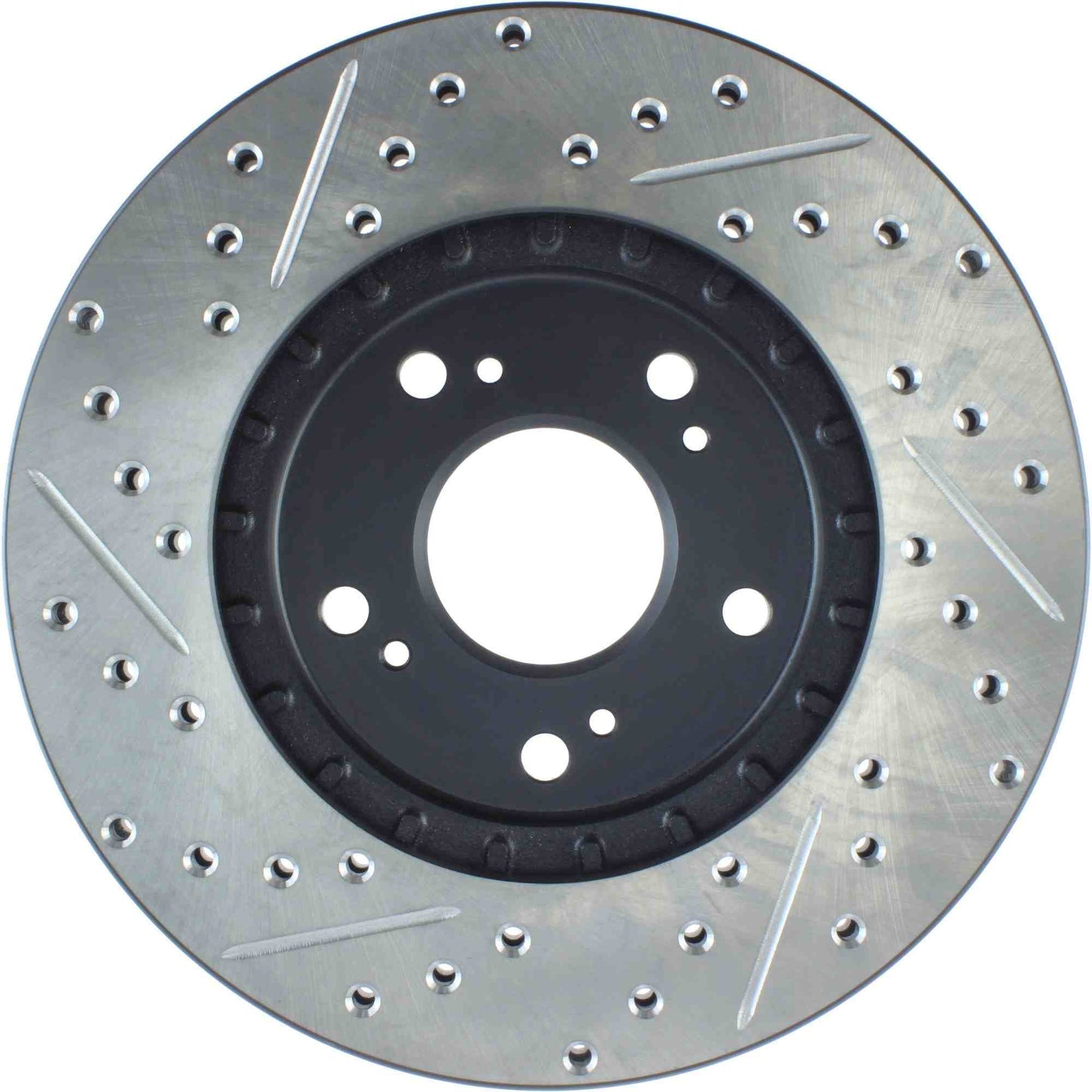 StopTech Sport Drilled/Slotted Brake Rotor; Rear Left