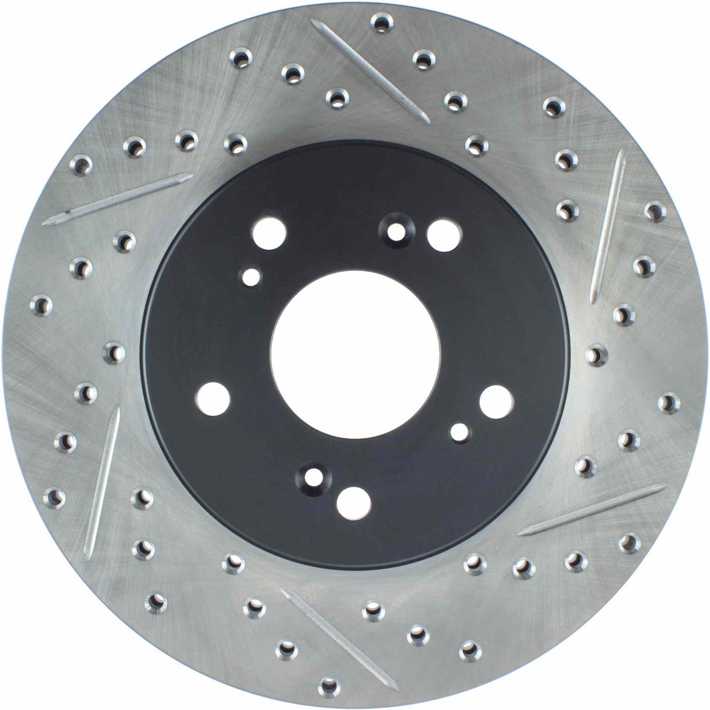 StopTech Sport Drilled/Slotted Brake Rotor; Rear Left