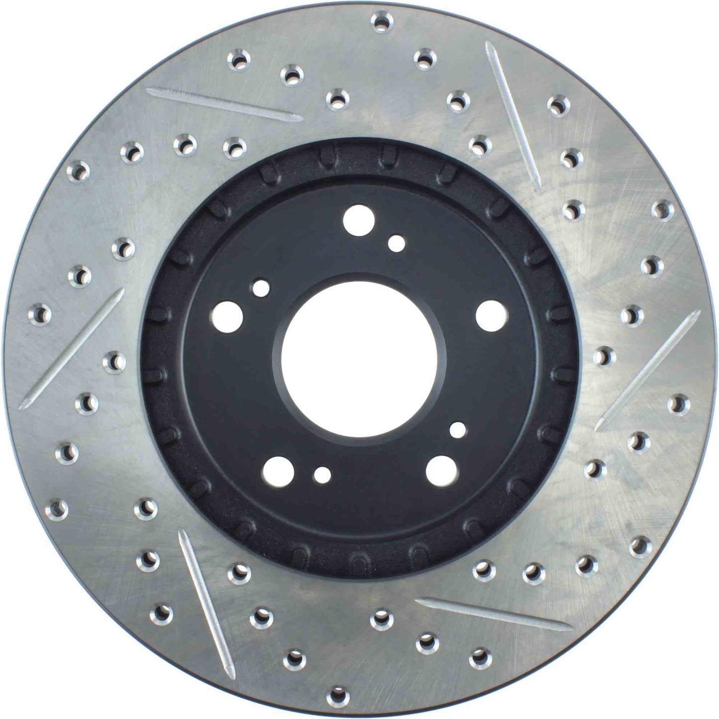 StopTech Sport Drilled/Slotted Brake Rotor; Rear Right