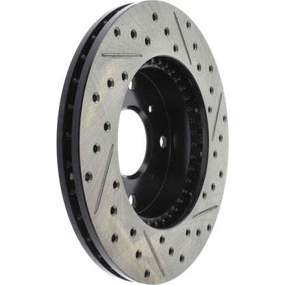 StopTech 92-96 Honda Prelude S/SE/Si Slotted & Drilled Right Front Rotor 127.40032R