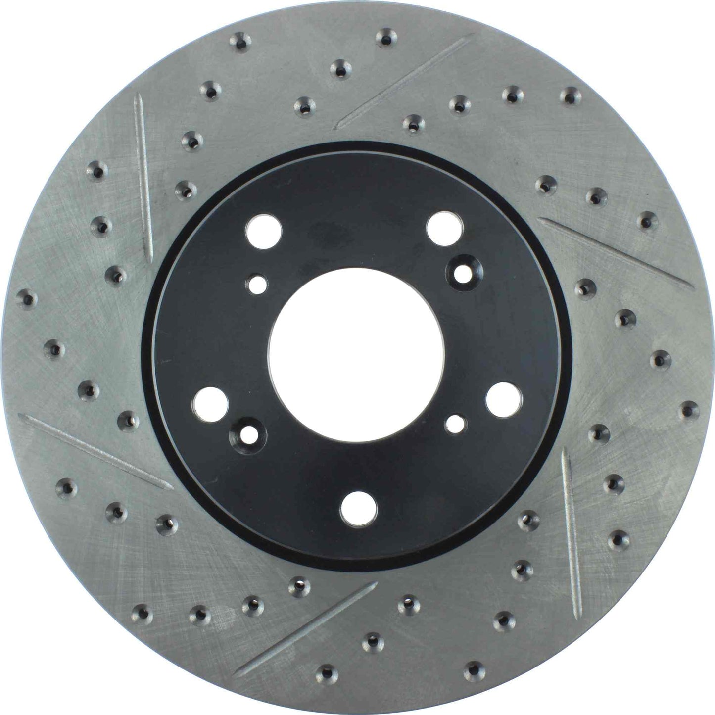StopTech 98-17 Honda Accord SportStop Slotted & Drilled Cryo Front Right Rotor 127.40036CR