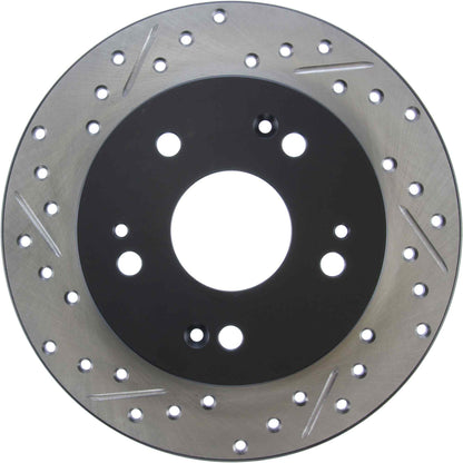 StopTech Sport Cryo Drilled/Slotted Brake Rotor; Rear Right