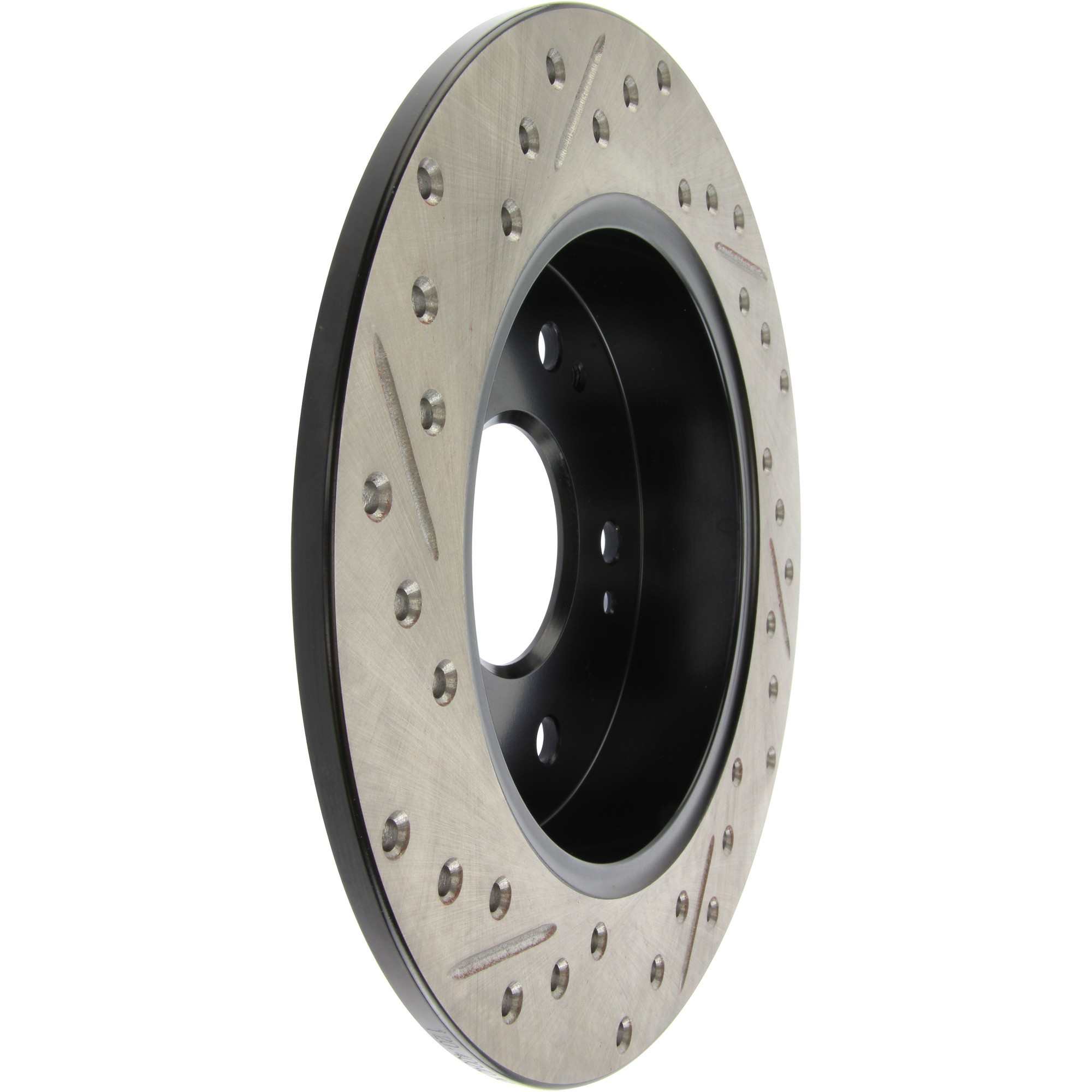 StopTech Sport Drilled/Slotted Brake Rotor; Rear Left