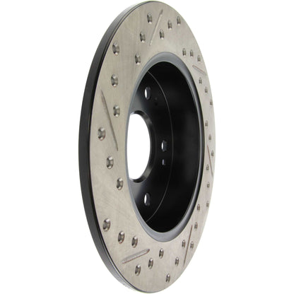 StopTech Sport Drilled/Slotted Brake Rotor; Rear Left
