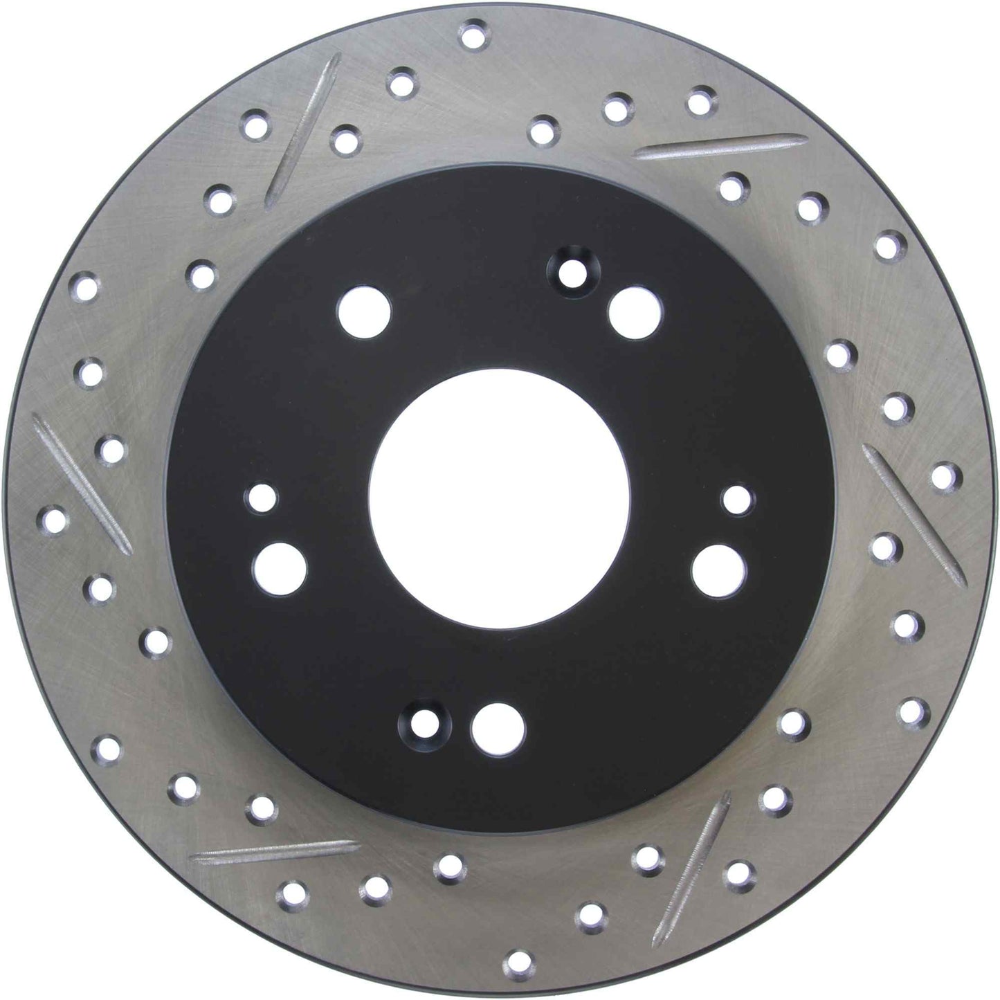 StopTech Sport Drilled/Slotted Brake Rotor; Rear Right