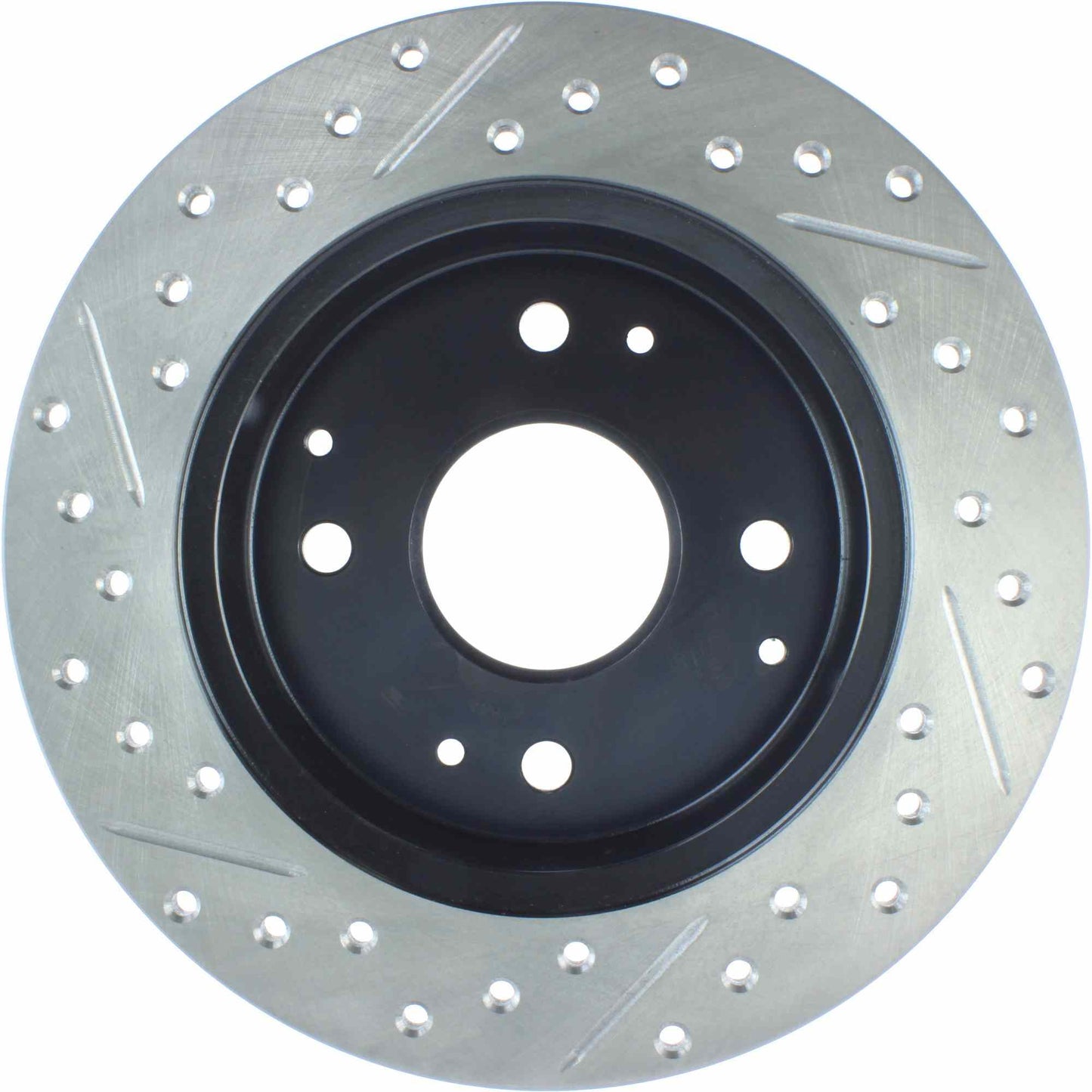 StopTech Sport Drilled/Slotted Brake Rotor; Rear Left