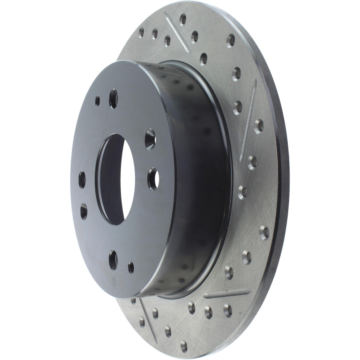 StopTech Sport Drilled/Slotted Brake Rotor; Rear Left