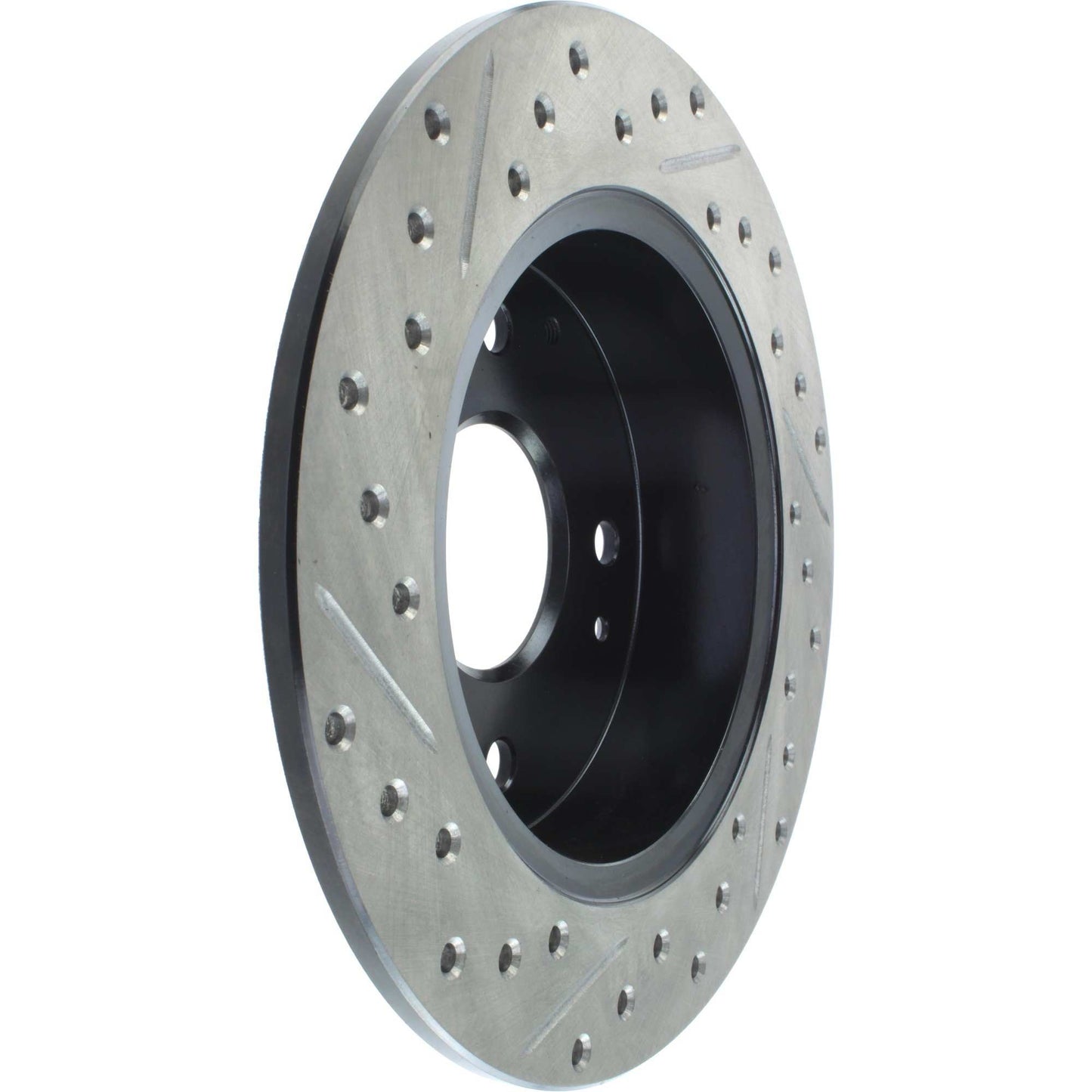 StopTech Sport Drilled/Slotted Brake Rotor; Rear Left