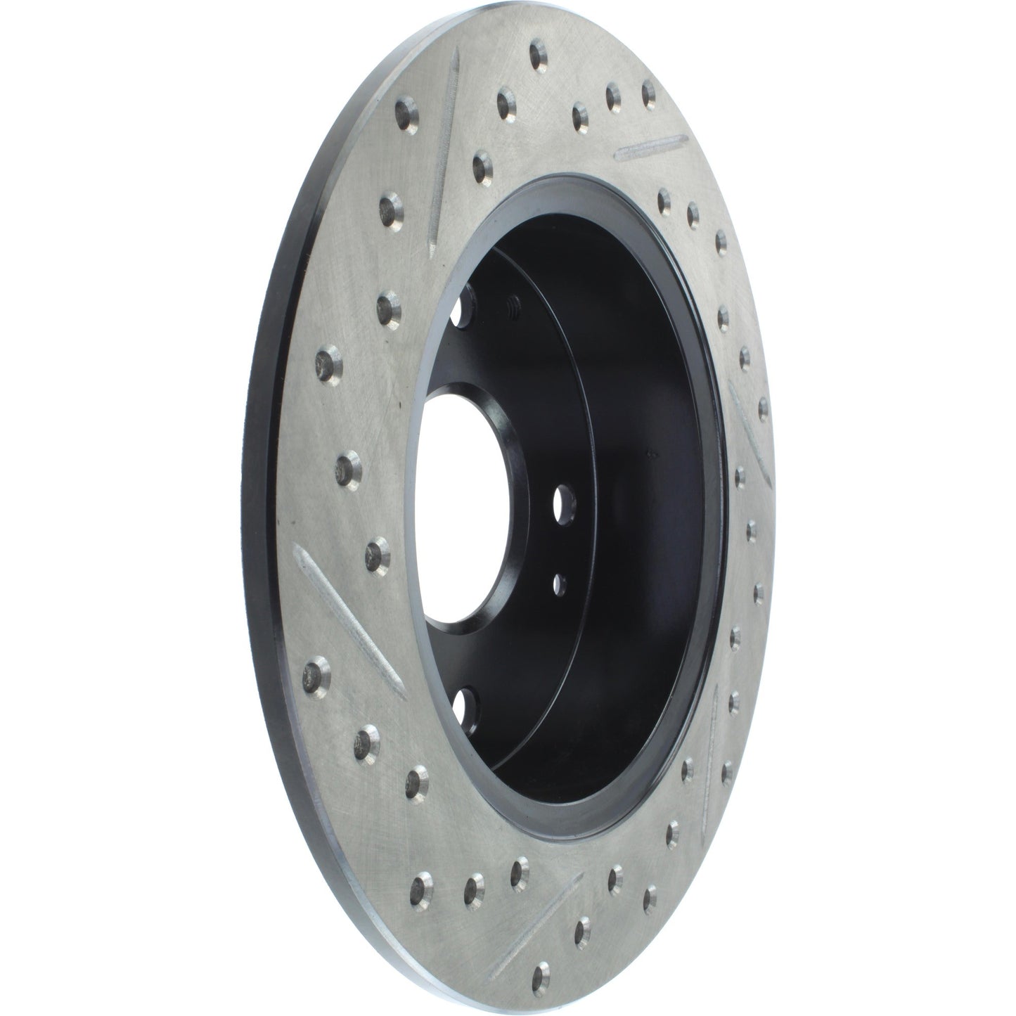 StopTech Sport Drilled/Slotted Brake Rotor; Rear Left