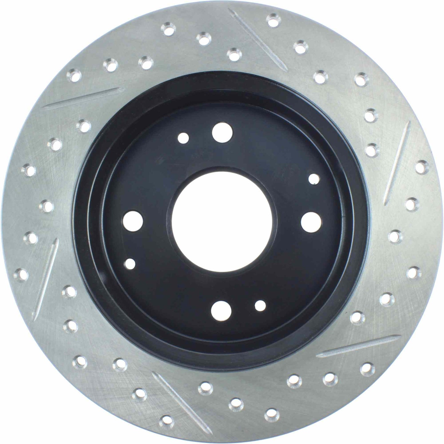 StopTech Sport Drilled/Slotted Brake Rotor; Rear Right