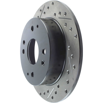 StopTech Sport Drilled/Slotted Brake Rotor; Rear Right