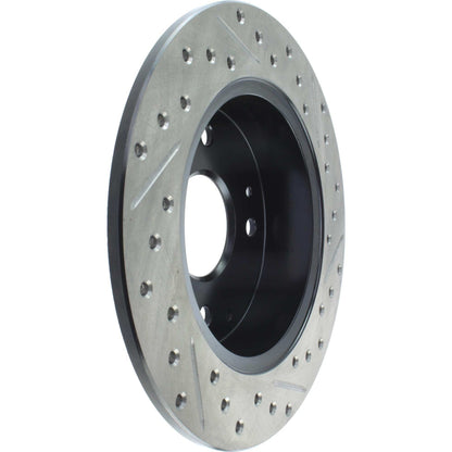 StopTech Sport Drilled/Slotted Brake Rotor; Rear Right