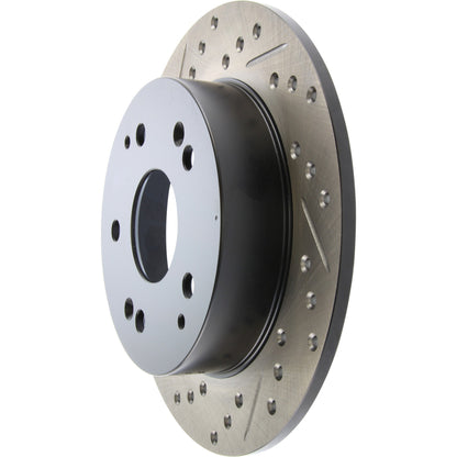 StopTech Sport Cryo Drilled/Slotted Brake Rotor; Rear Right
