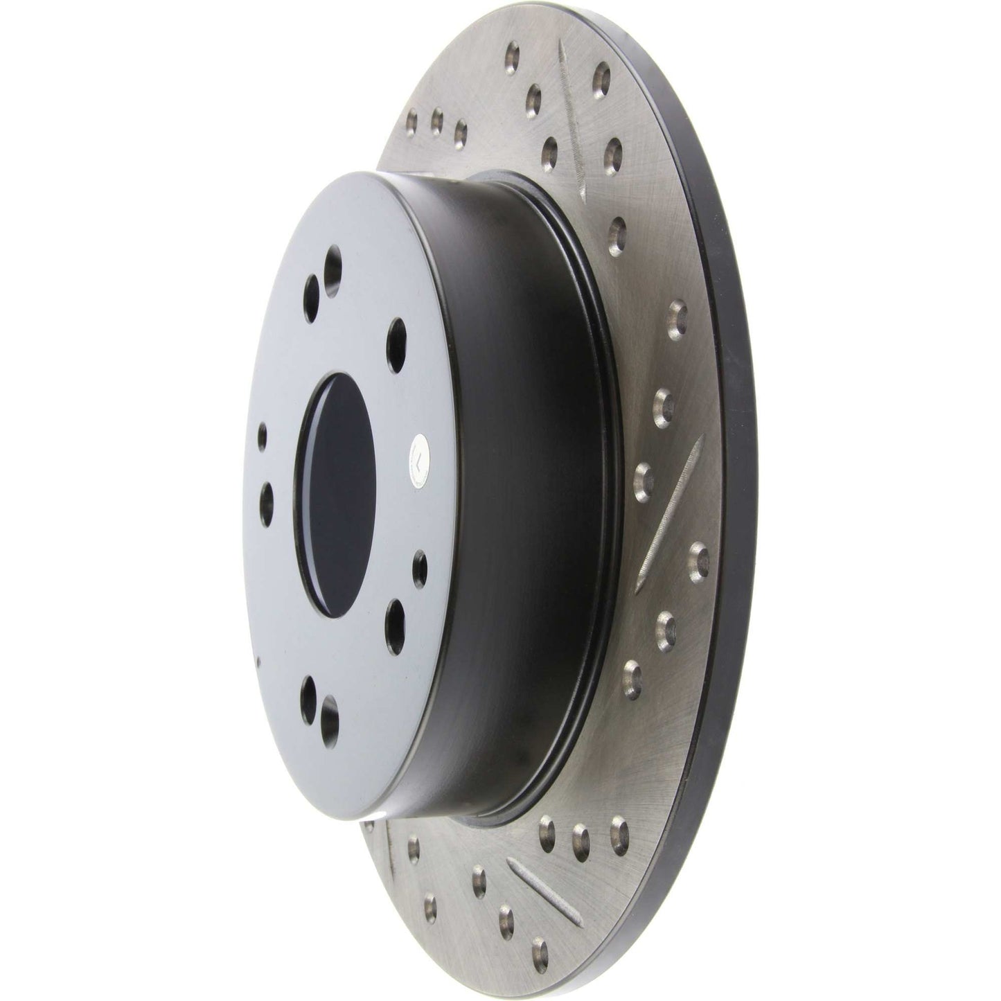 StopTech Sport Drilled/Slotted Brake Rotor; Rear Left