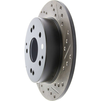 StopTech Sport Drilled/Slotted Brake Rotor; Rear Left