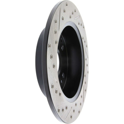 StopTech Sport Drilled/Slotted Brake Rotor; Rear Left