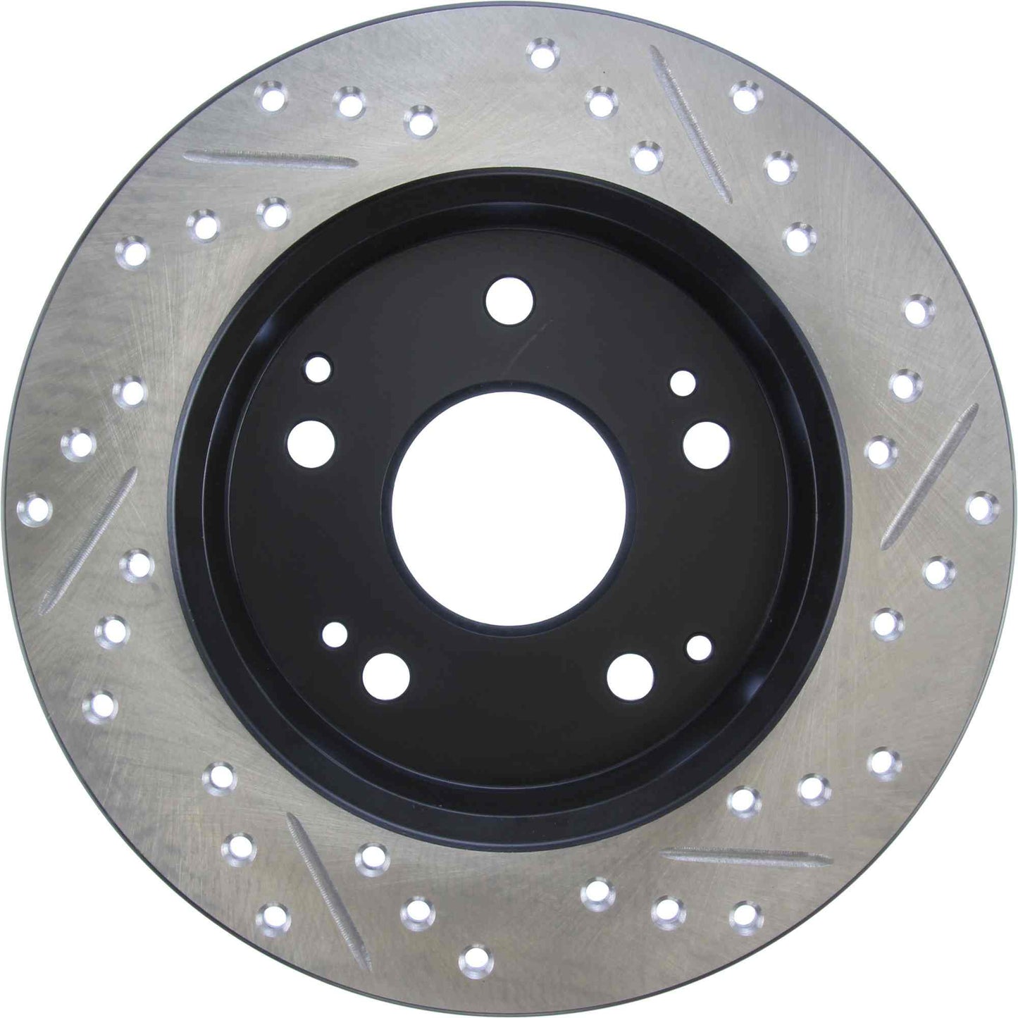 StopTech Sport Drilled/Slotted Brake Rotor; Rear Right