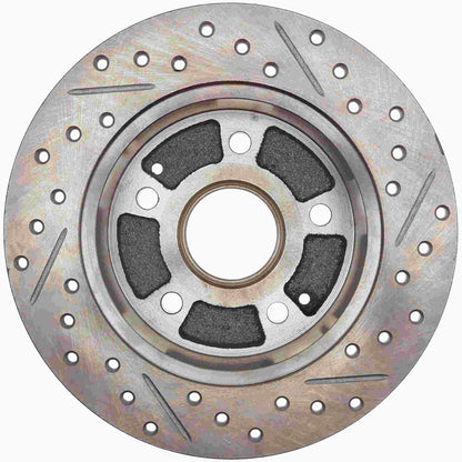 StopTech Slotted & Drilled Sport Brake Rotor 127.40045R