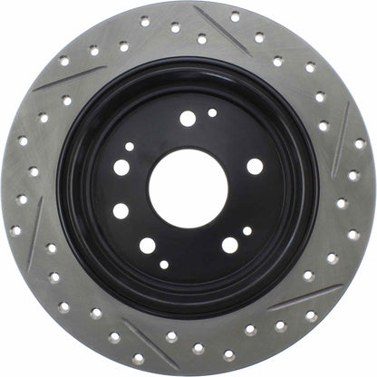StopTech Sport Cryo Drilled/Slotted Brake Rotor; Rear Right