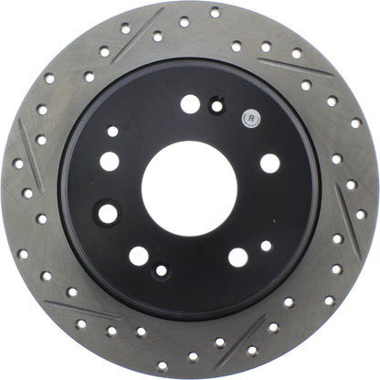 StopTech Sport Cryo Drilled/Slotted Brake Rotor; Rear Right
