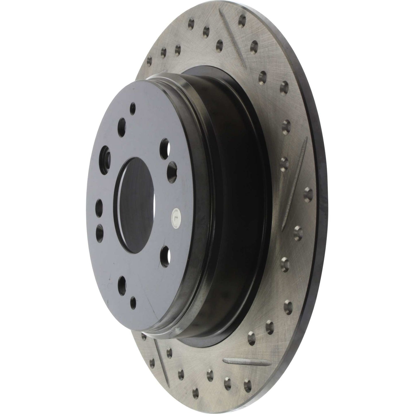 StopTech Sport Drilled/Slotted Brake Rotor; Rear Left