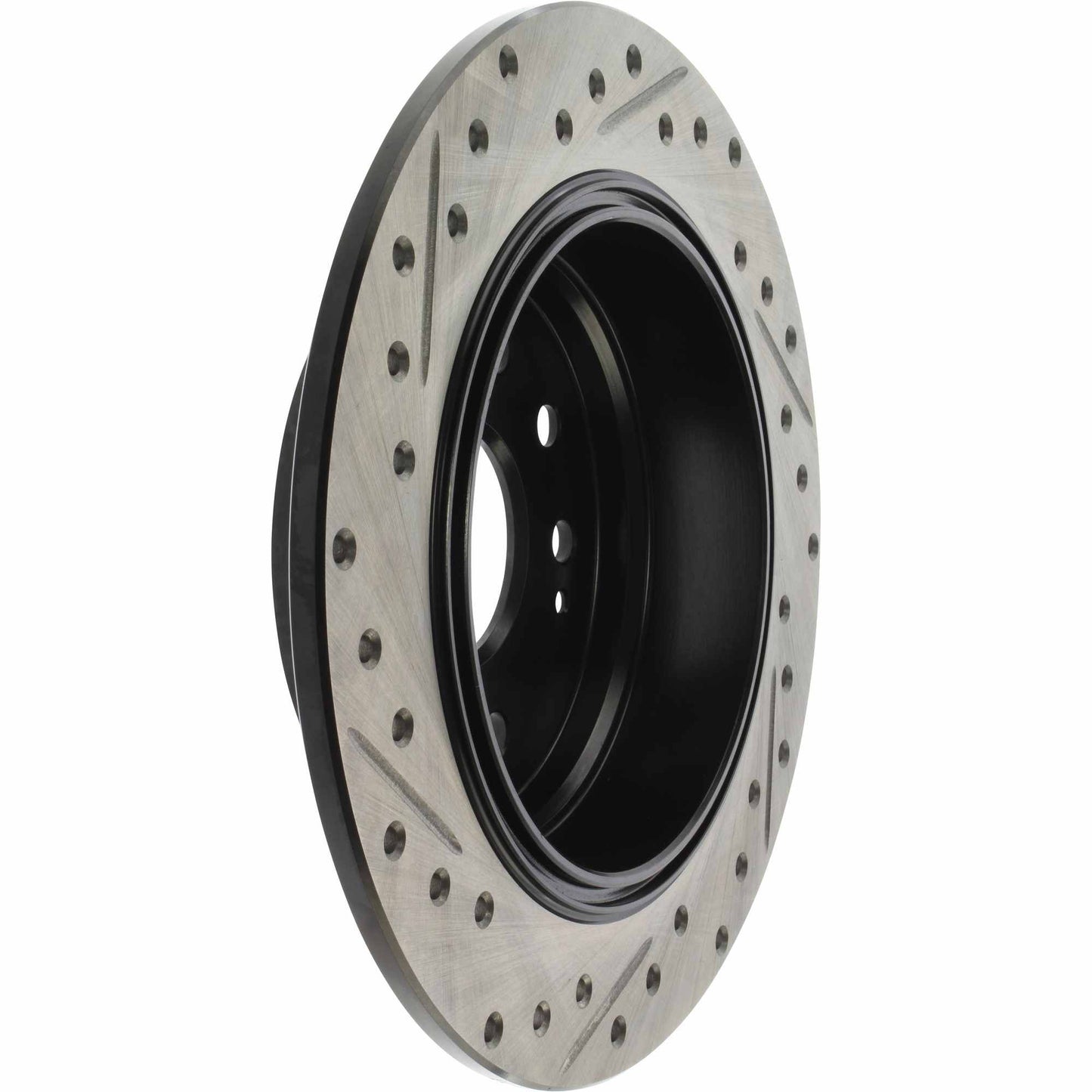 StopTech Sport Drilled/Slotted Brake Rotor; Rear Left