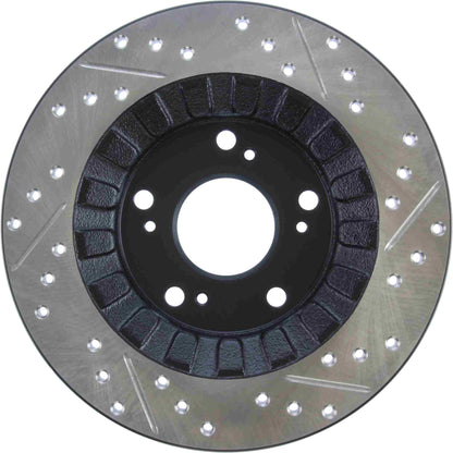 StopTech Sport Cryo Drilled/Slotted Brake Rotor; Rear Right