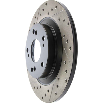 StopTech Sport Cryo Drilled/Slotted Brake Rotor; Rear Right