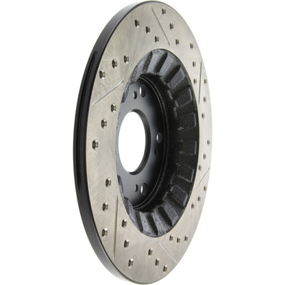 StopTech Sport Cryo Drilled/Slotted Brake Rotor; Rear Right