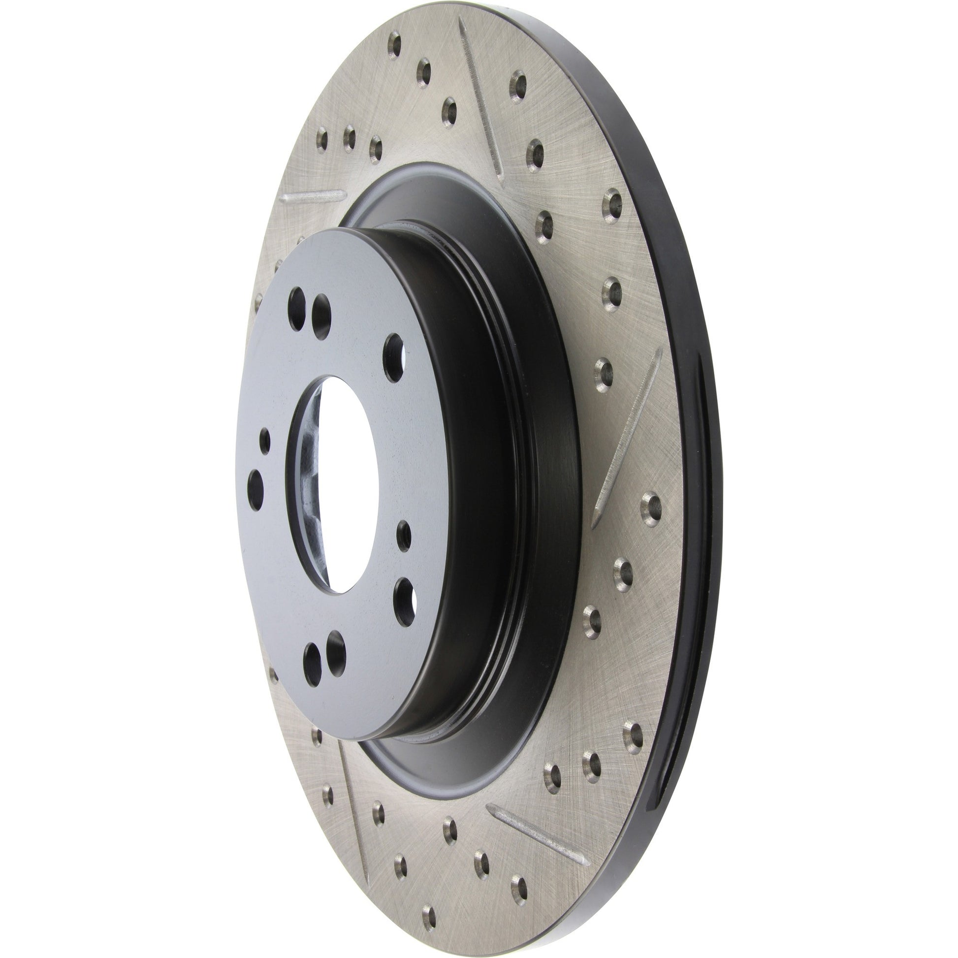 StopTech Sport Drilled/Slotted Brake Rotor; Rear Left