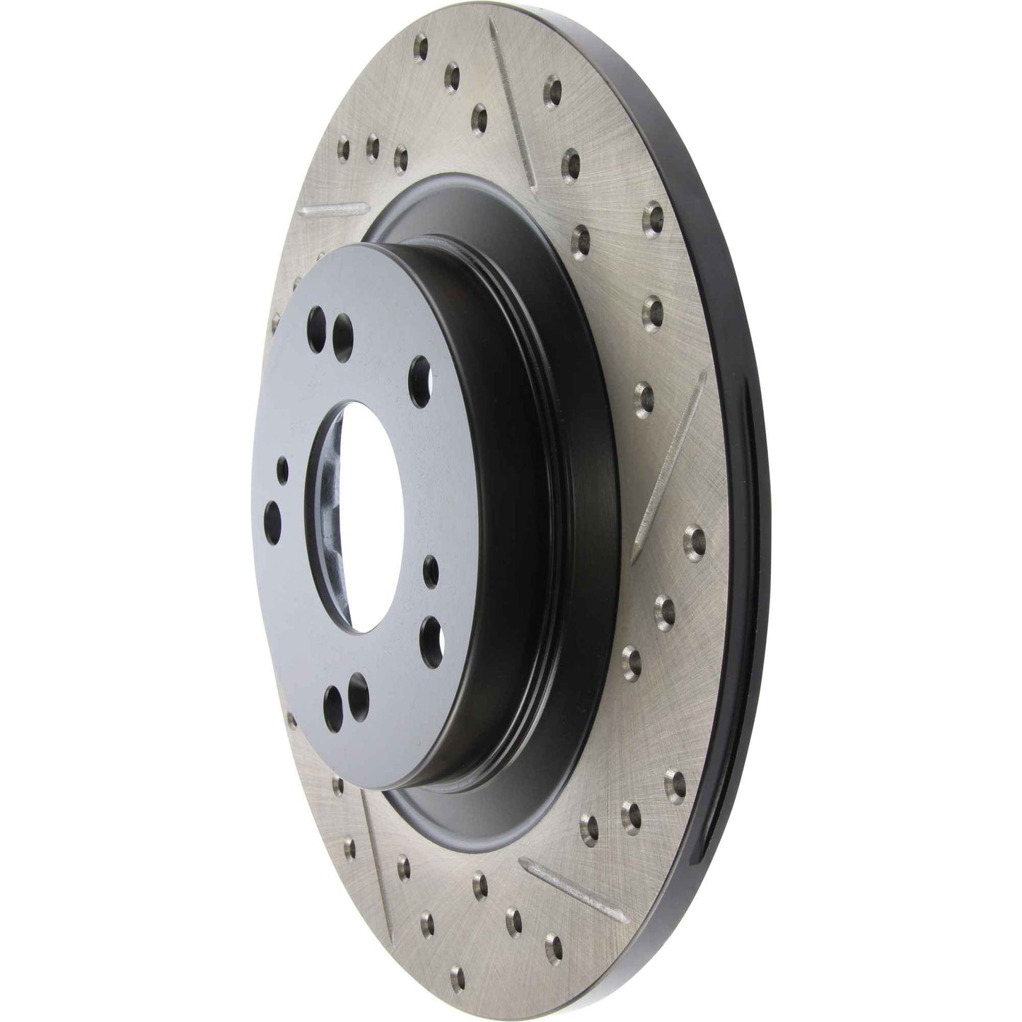 StopTech Sport Drilled/Slotted Brake Rotor; Rear Left