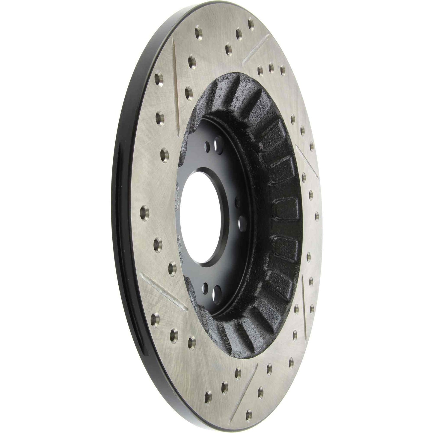 StopTech Sport Drilled/Slotted Brake Rotor; Rear Left