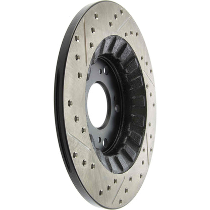 StopTech Sport Drilled/Slotted Brake Rotor; Rear Left