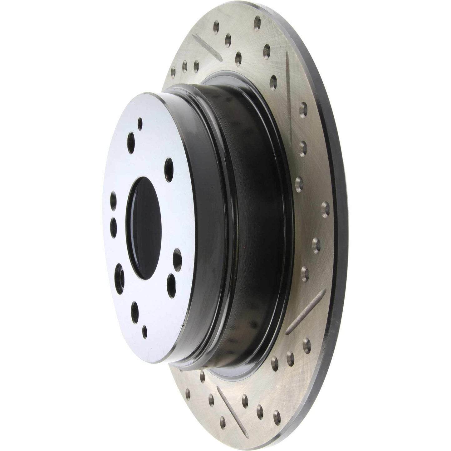 StopTech Sport Drilled/Slotted Brake Rotor; Rear Left