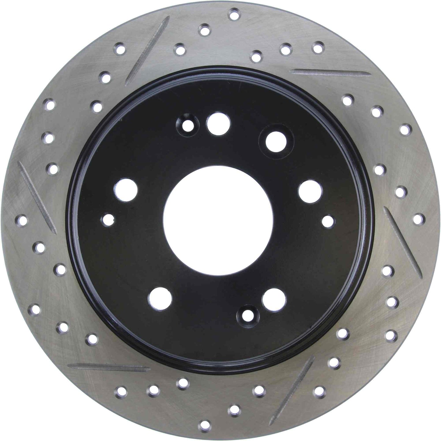 StopTech Sport Drilled/Slotted Brake Rotor; Rear Right