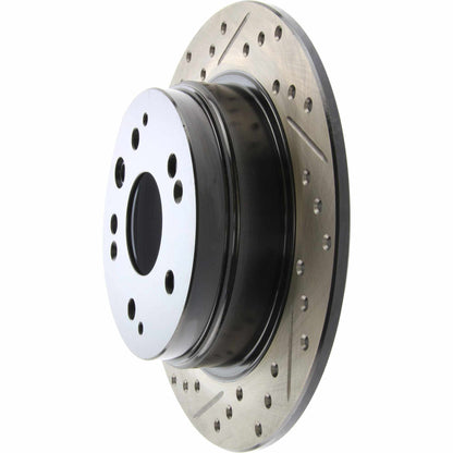 StopTech Sport Drilled/Slotted Brake Rotor; Rear Right