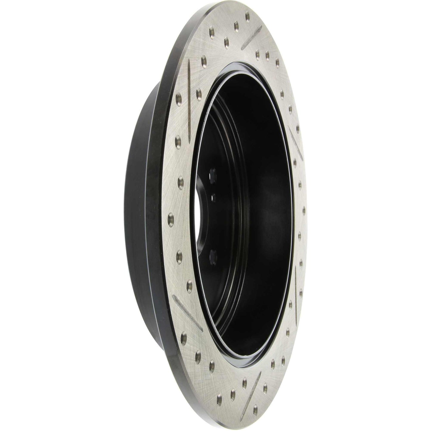 StopTech Sport Drilled/Slotted Brake Rotor; Rear Left