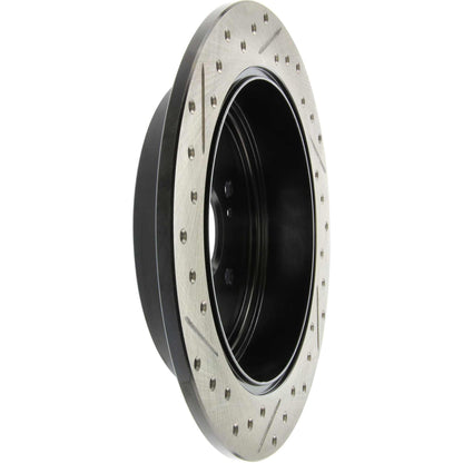 StopTech Sport Drilled/Slotted Brake Rotor; Rear Left
