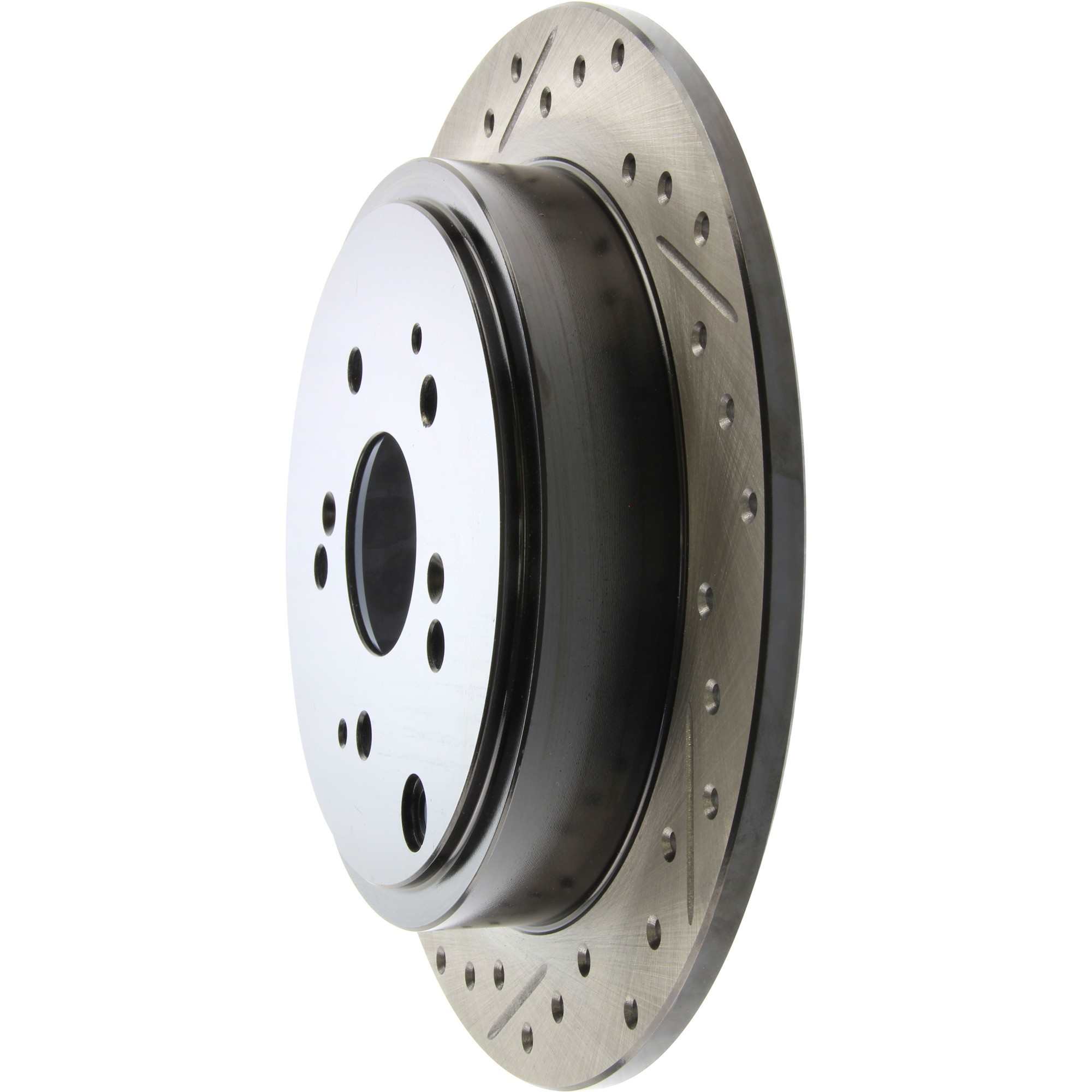 StopTech Sport Drilled/Slotted Brake Rotor; Rear Right