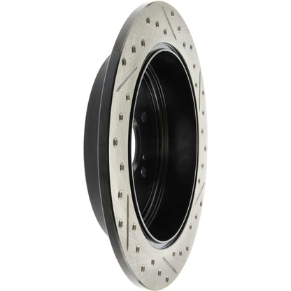 StopTech Sport Drilled/Slotted Brake Rotor; Rear Right