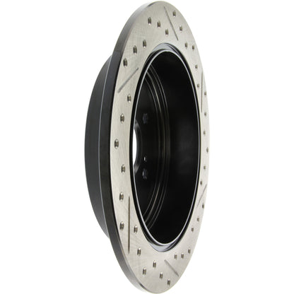 StopTech Sport Drilled/Slotted Brake Rotor; Rear Right