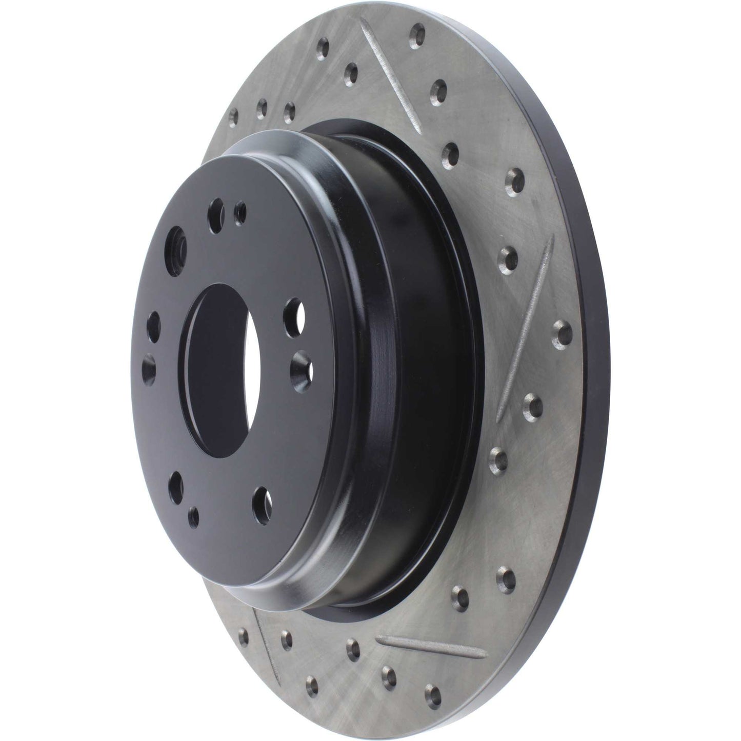 StopTech Sport Drilled/Slotted Brake Rotor; Rear Left