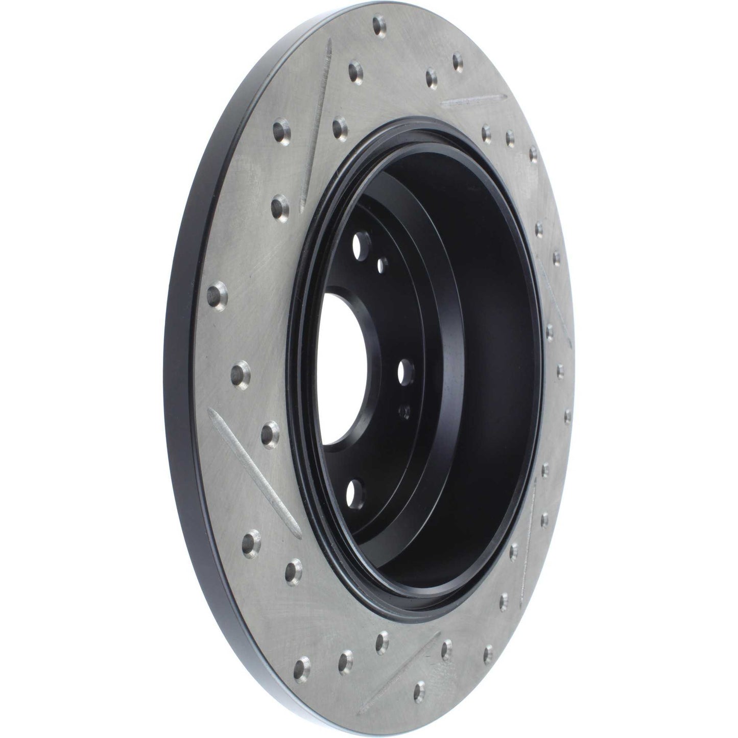 StopTech Sport Drilled/Slotted Brake Rotor; Rear Left