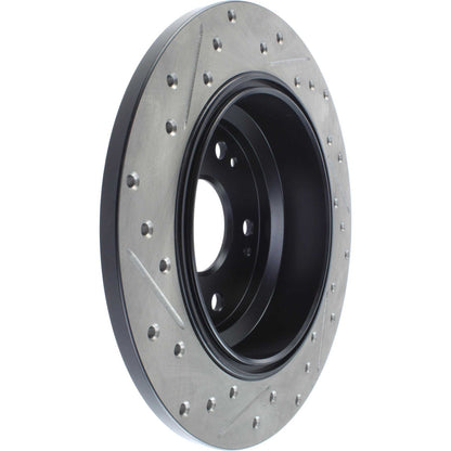 StopTech Sport Drilled/Slotted Brake Rotor; Rear Left