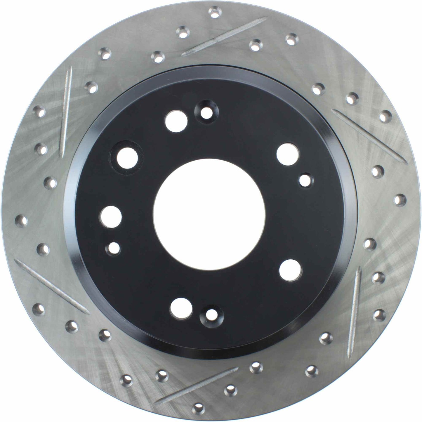 StopTech Sport Drilled/Slotted Brake Rotor; Rear Right