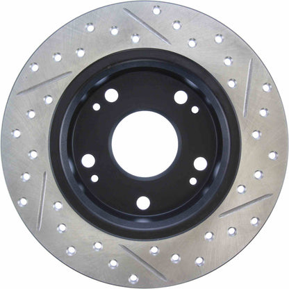 StopTech Sport Cryo Drilled/Slotted Brake Rotor; Rear Right