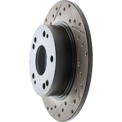 StopTech Sport Cryo Drilled/Slotted Brake Rotor; Rear Right
