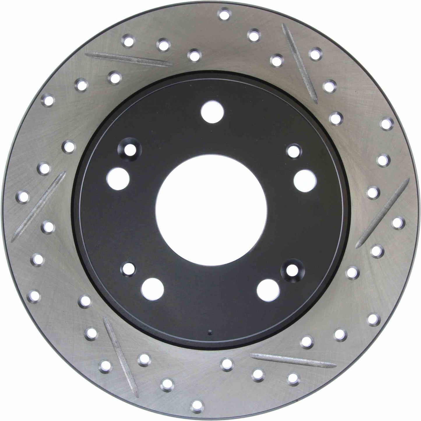 StopTech Sport Drilled/Slotted Brake Rotor; Rear Left