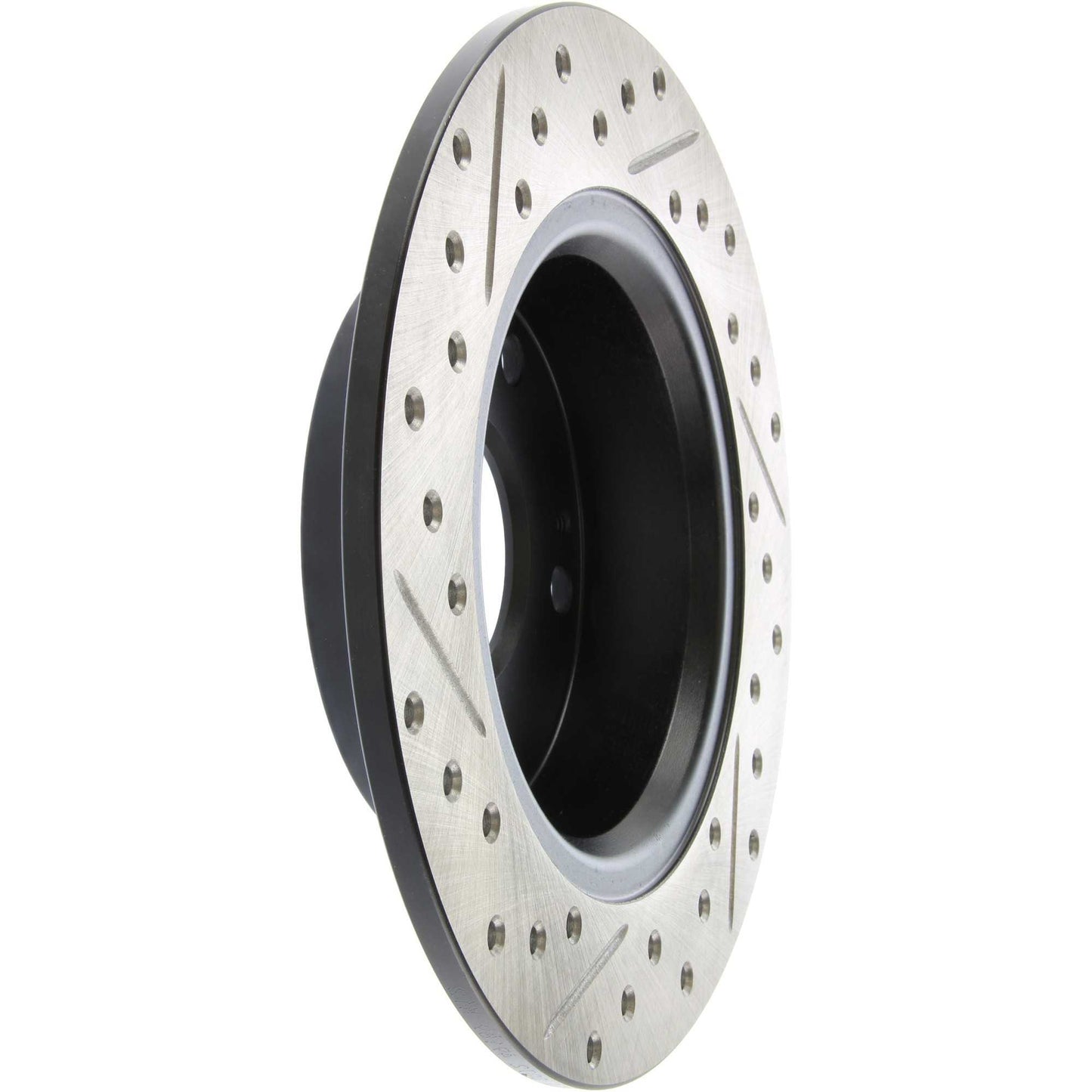 StopTech Sport Drilled/Slotted Brake Rotor; Rear Left