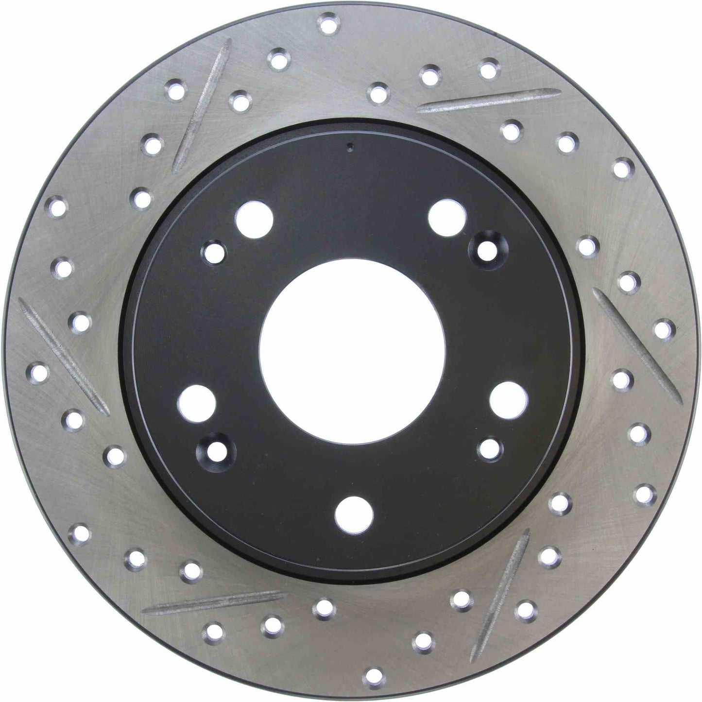 StopTech Sport Drilled/Slotted Brake Rotor; Rear Right